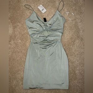 windsor cut out bodycon dress